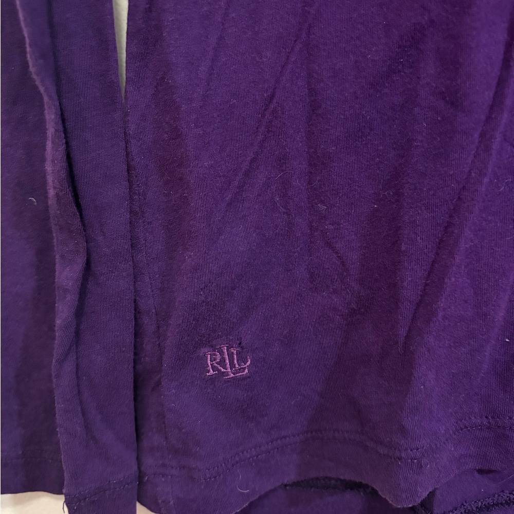 Ralph Lauren Deep Purple Tee - Picture 4 of 5